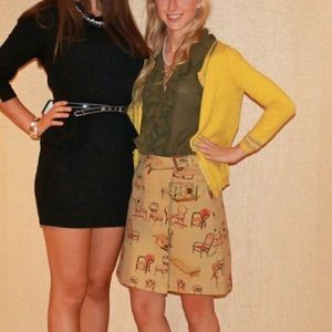 Ralph Lauren Army Green Ruffle Blouse